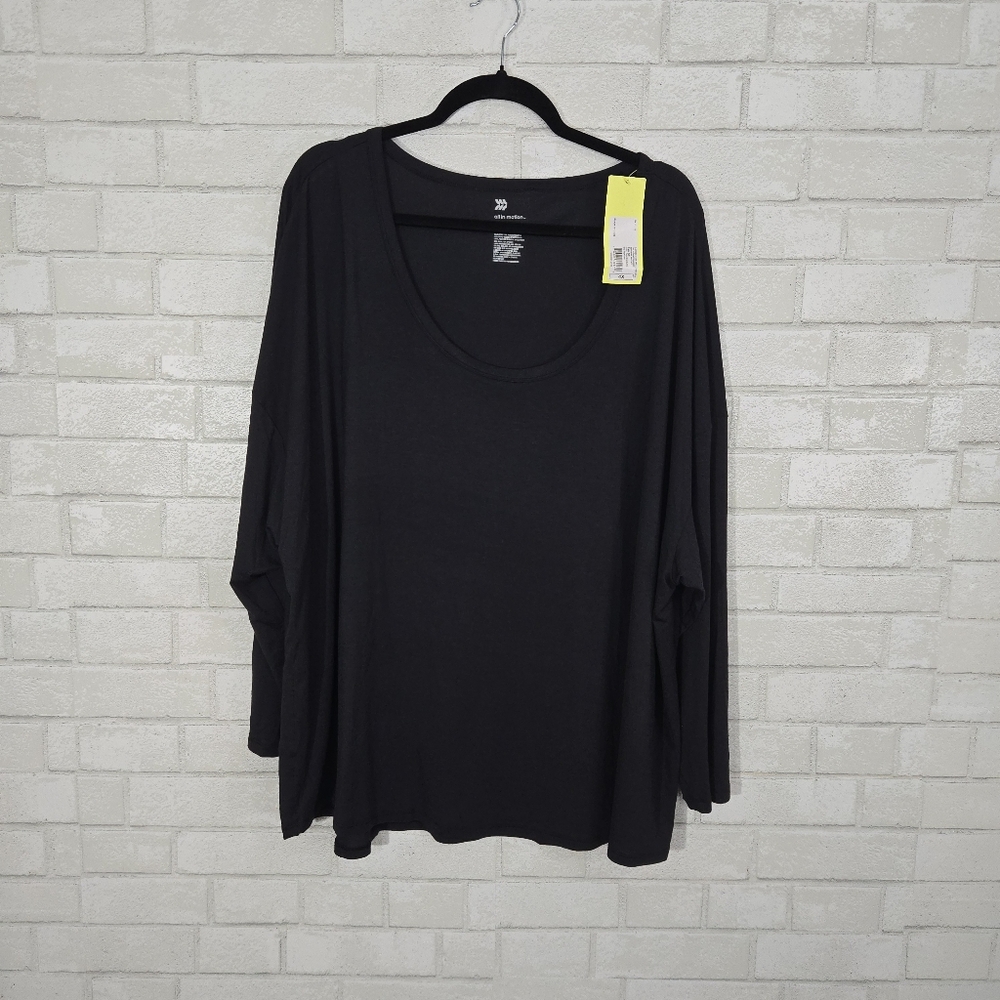 all in motion NWT long‎ sleeve back top